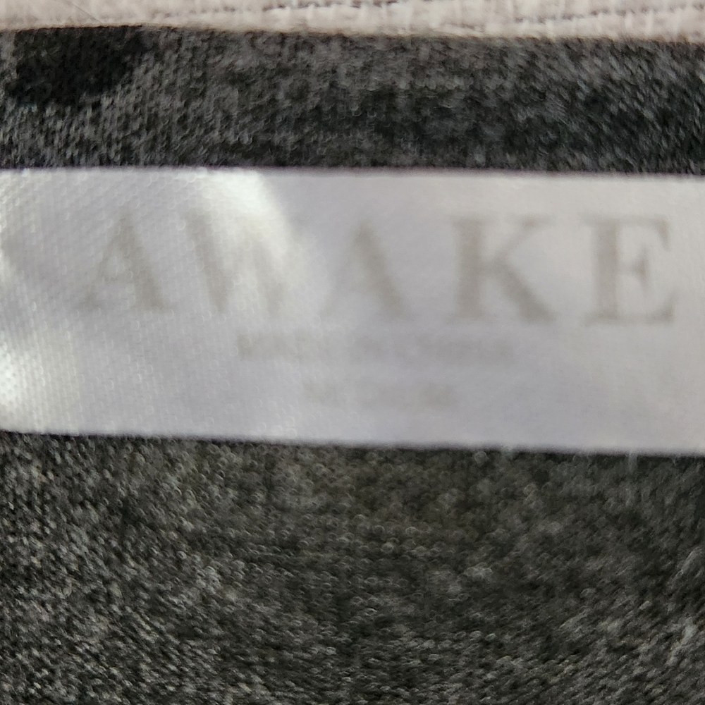 Awake Black and Gray Patterned Short Sleeve Tee - Picture 3 of 5